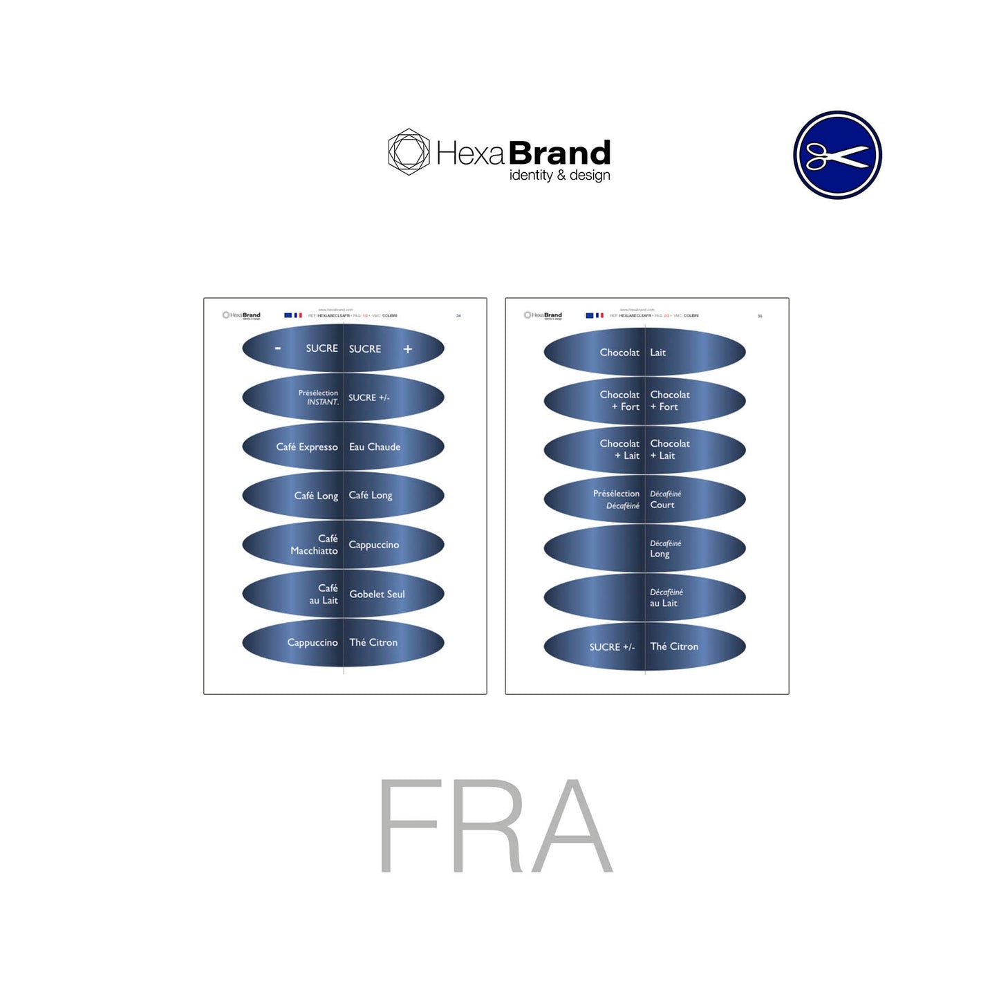Necta Colibrí - Étiquettes de sélection découpables