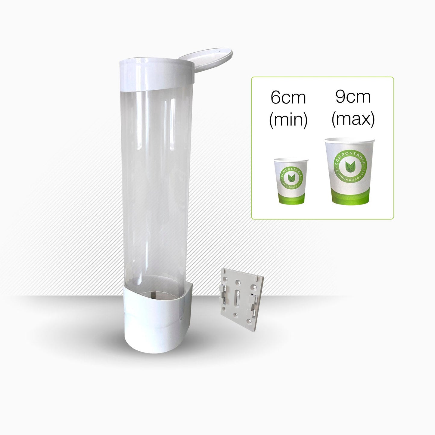 Distributeur de gobelets 6-9cm