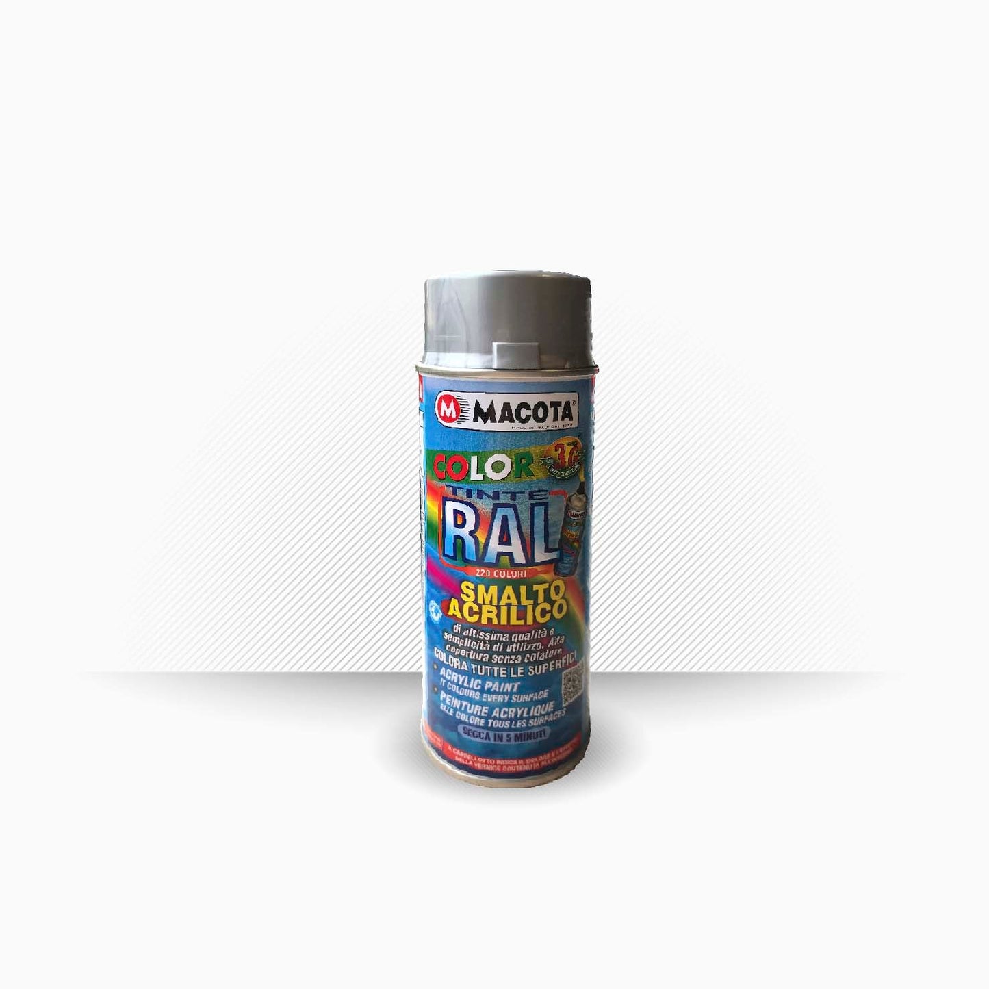 Peinture Spray gris métallique 9006
