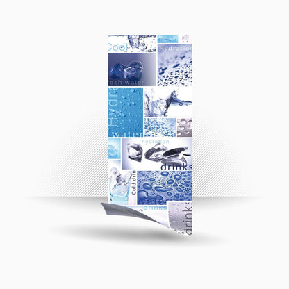 Vinyle pour panneaux - Menorca 77cm x 185cm - adhésif inversé