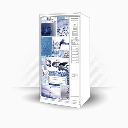 Vinyle pour panneaux - Menorca 77cm x 185cm - adhésif inversé