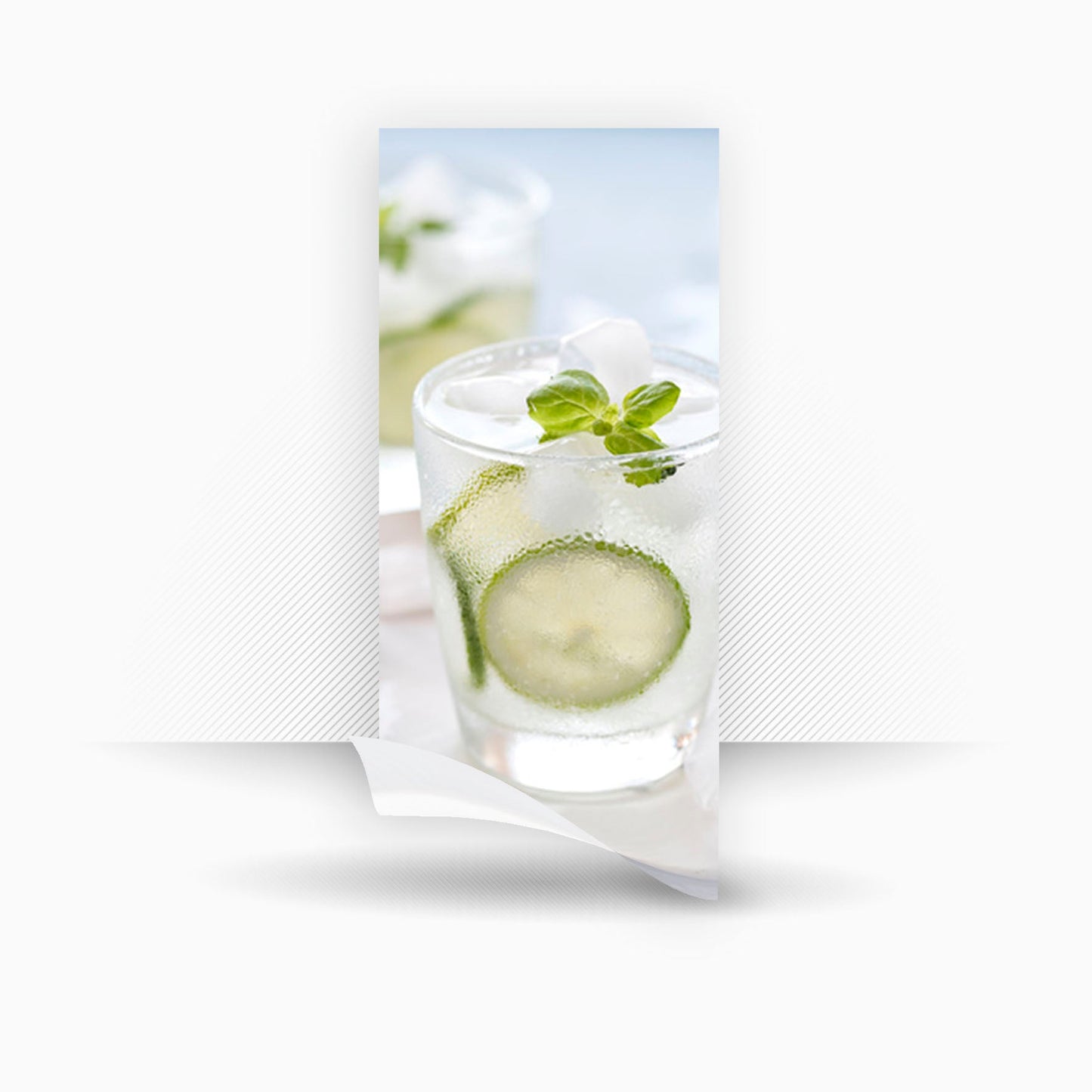 Vinyle polyvalent - Watermint 77cm x 185cm