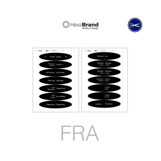 Necta Colibrí - Étiquettes de sélection découpables