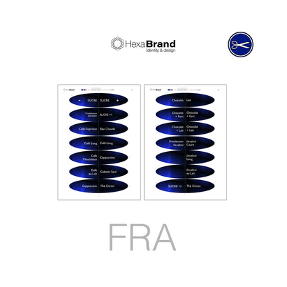 Necta Colibrí - Étiquettes de sélection découpables