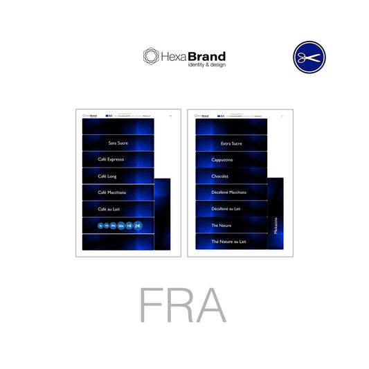 Necta Venezia LX  - Étiquettes de sélection découpables