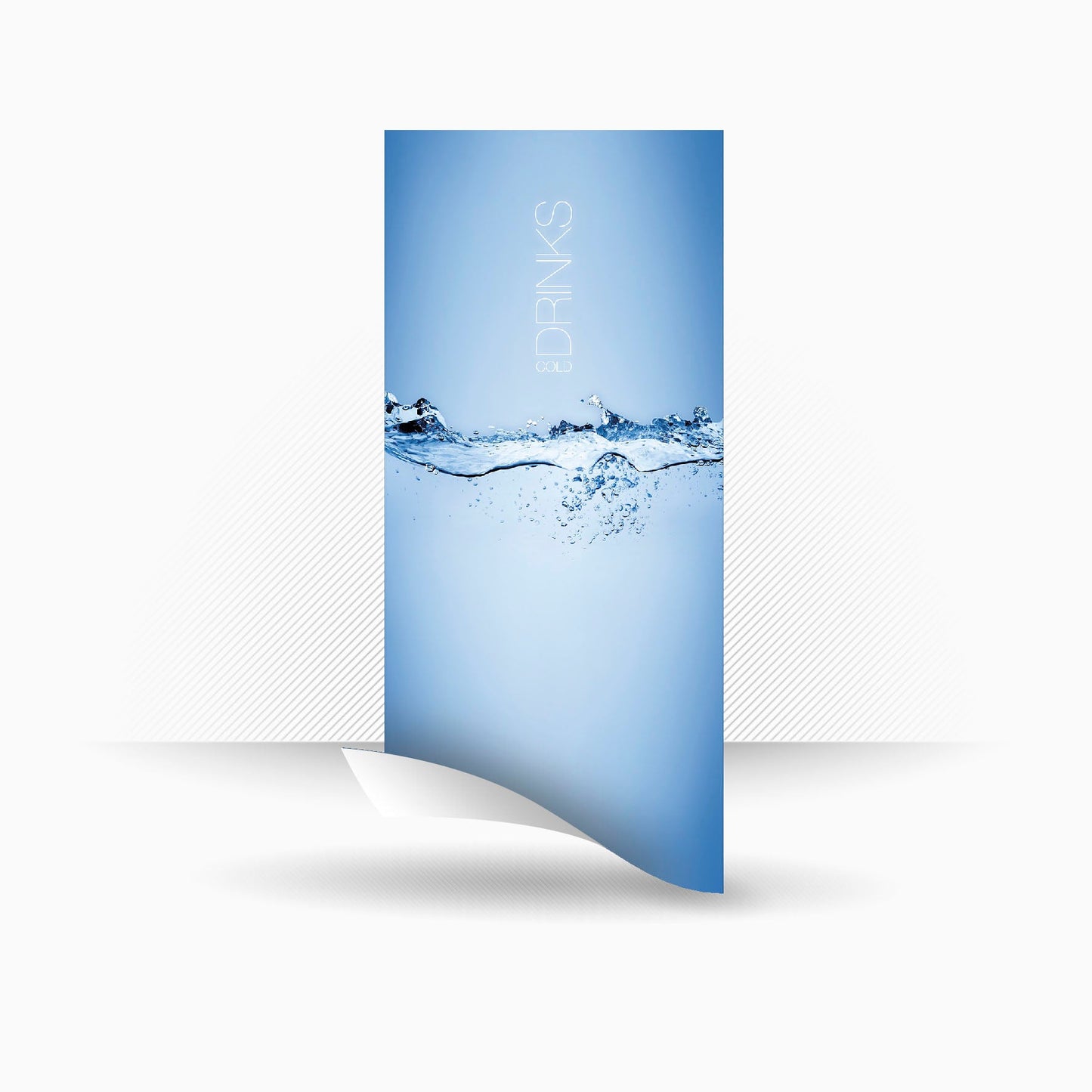 Vinyle polyvalent - Cold Blue 77cm x 185cm