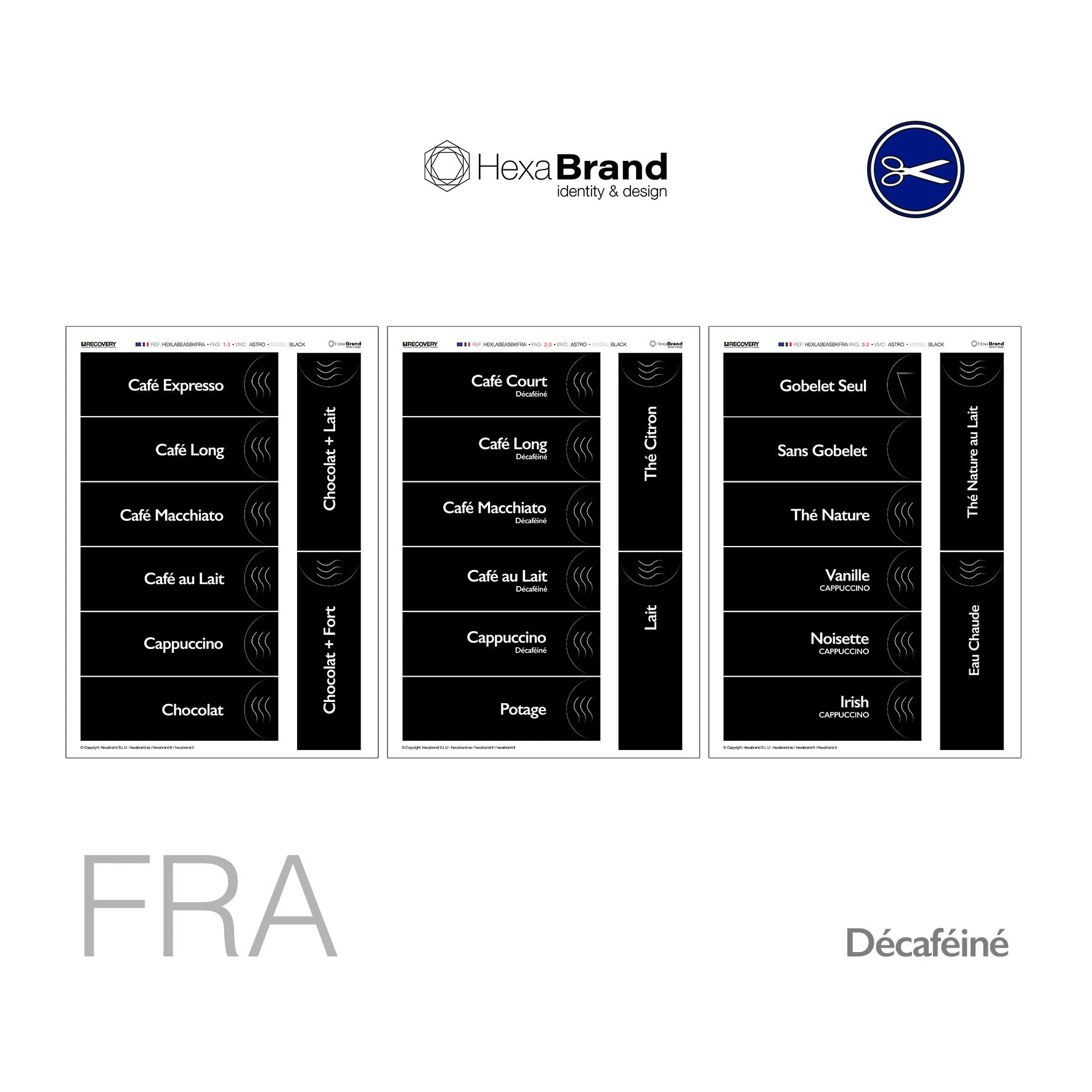 Astro - Labels - Black - Expresso Décaféiné