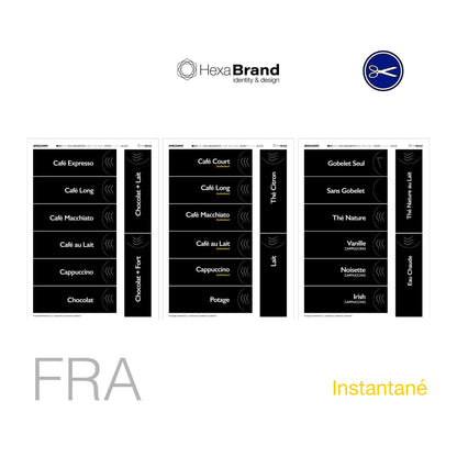 Astro - Labels - Black - France Instantané