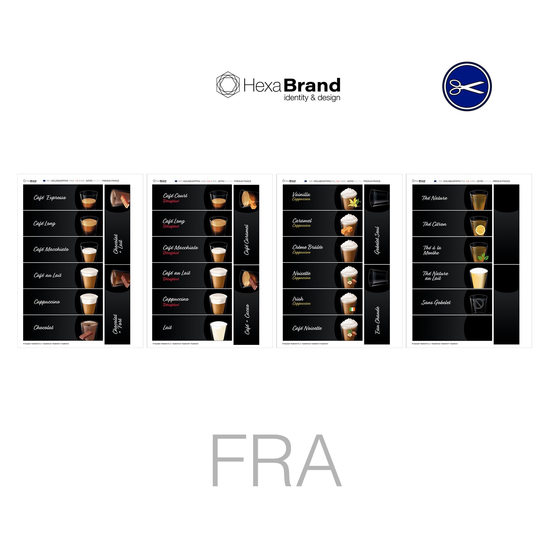 Astro - Labels - Black - France Premium