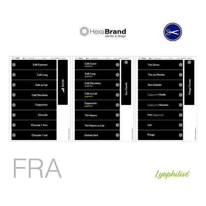 Necta Kikko - Étiquettes de sélection découpables