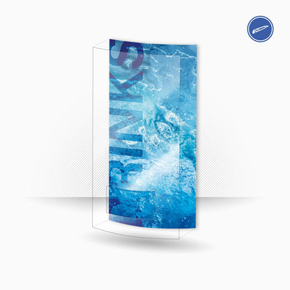 Vinyle pour panneaux - Iceland 82cm x 185cm - adhésive inversé