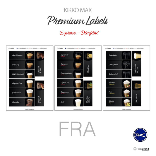 Necta Kikko MAX - Étiquettes de sélection découpables