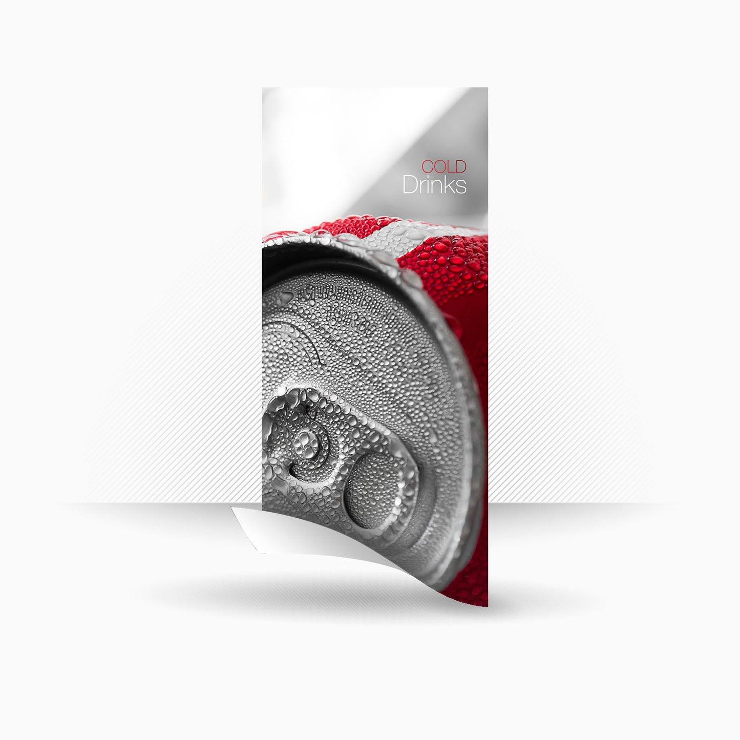 Vinyle polyvalent - Red Coke 77cm x 185cm